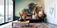 Horse Gang Mural by HappyWall