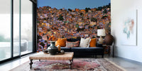 Nightfall in the Favela da Rocinha Mural by HappyWall