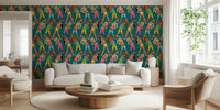 Retro Aerobic Workout Light Mural by HappyWall