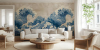 Oceanic Wave Adventure Mural by HappyWall