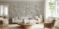 Chinoiserie Pastel  Mural by HappyWall