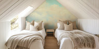 Cotton Candy Clouds Mural by HappyWall