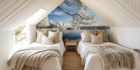 Renkowo Snowy Landscape Mural by HappyWall