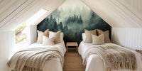 Misty Forest Beauty II Mural by HappyWall