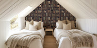 Old Bookshelf Wallpaper Mural by HappyWall