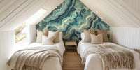 Sapphire Agate Mural by HappyWall