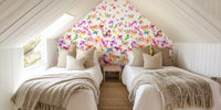 Watercolor Butterflies Degrade Mural by HappyWall