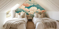 Celestial Asian Clouds Mural by HappyWall