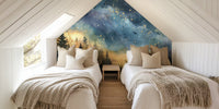 Starlit Forest Night Sky Mural by HappyWall