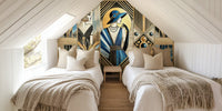 Jazz Age Sophistication in Art DecO Mural by HappyWall
