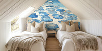 Coastal Blue Vacation Mural  by HappyWall