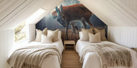 Mother and Fawn Mural by HappyWall