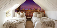 New York City Sunset Mural by HappyWall