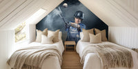 Baseball Hit Mural by HappyWall