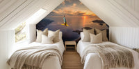 Free falling with Guillaume Galvani Mural by HappyWall