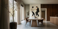 Twist Dance Mural by HappyWall