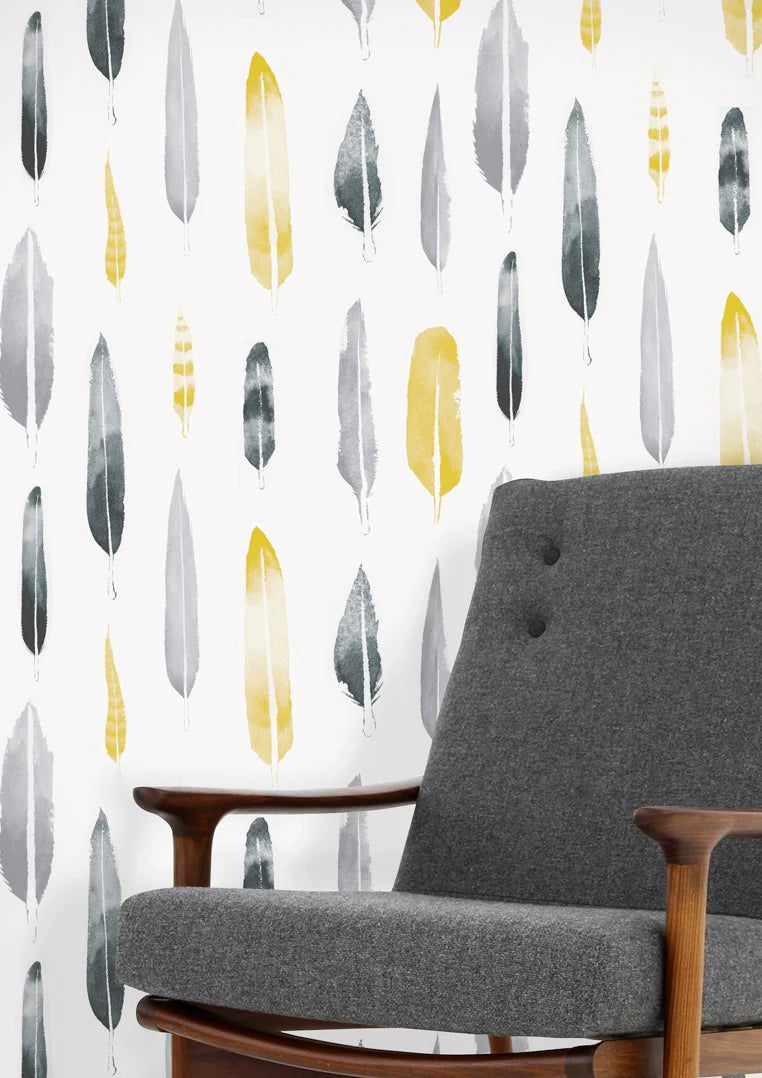Feathers Wallpaper by Mini Moderns