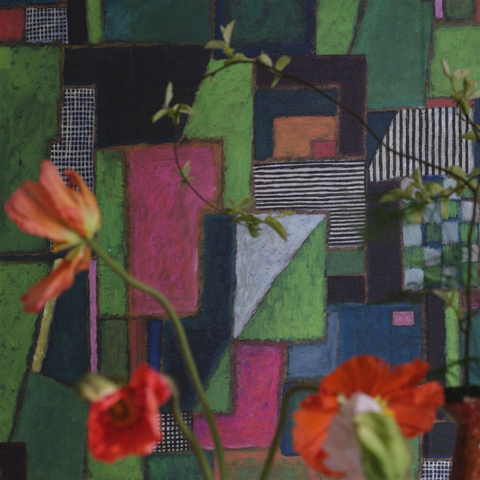 Raku Patchwork Wallpaper by Designers Guild