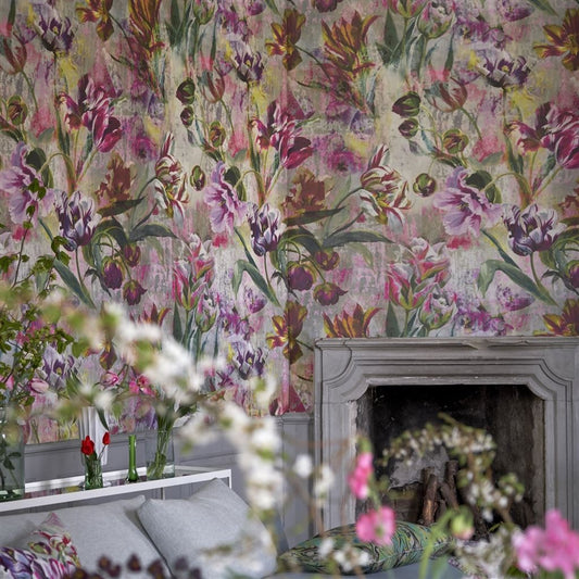 Tulipa Stellata Wallpaper by Designers Guild