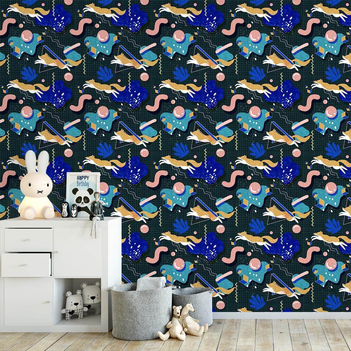 Modern Foxy Wallpaper by Mind The Gap