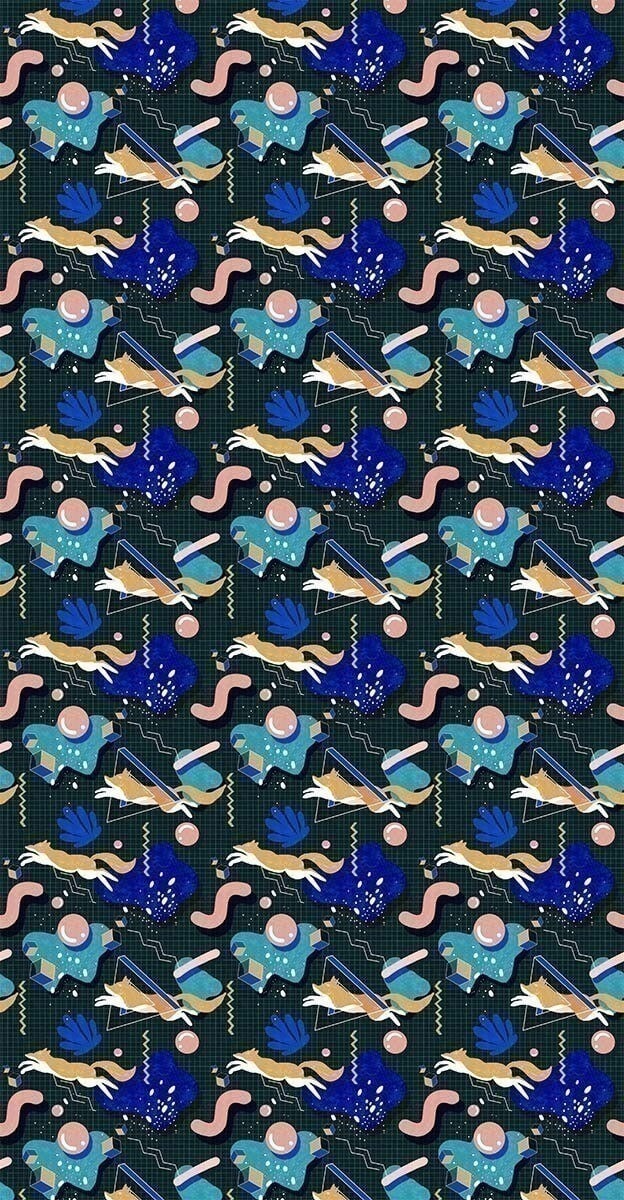 Modern Foxy Wallpaper by Mind The Gap