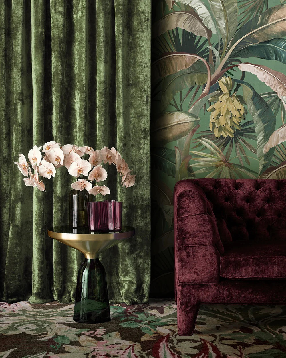 La Palma Wallpaper by Catherine Martin X Mokum