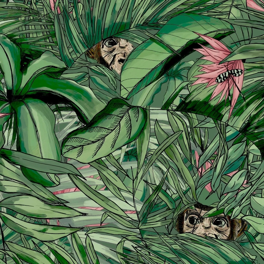 Monkey Forest Wallpaper by Brand McKenzie