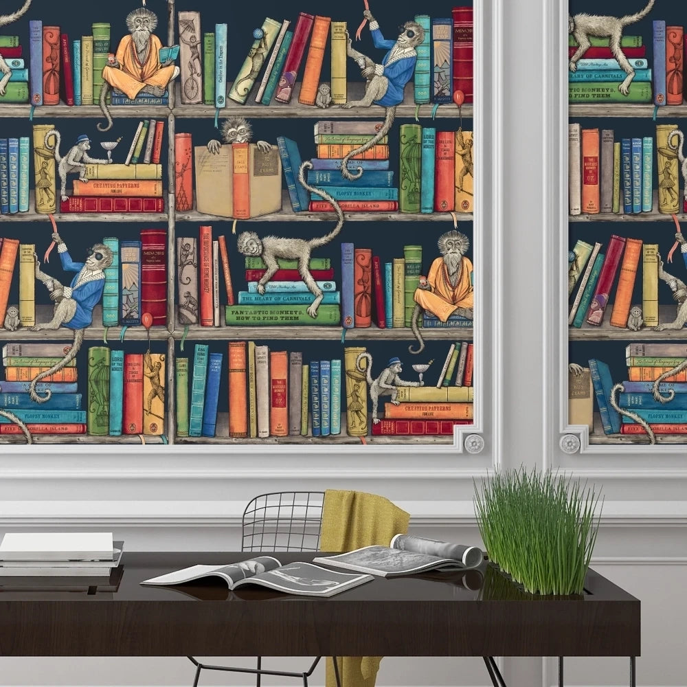 Monkey Library Wallpaper by Brand Mckenzie