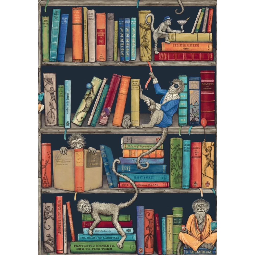 Monkey Library Wallpaper by Brand Mckenzie