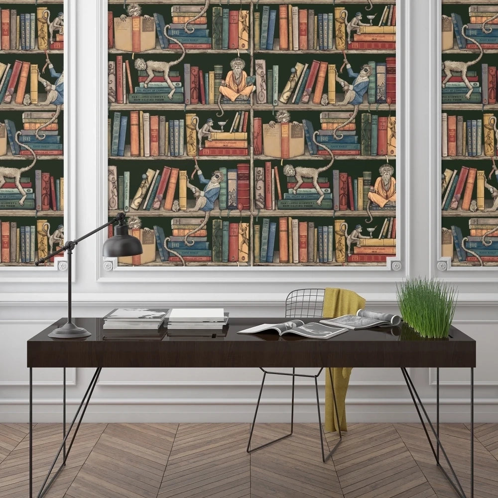 Monkey Library Wallpaper by Brand Mckenzie