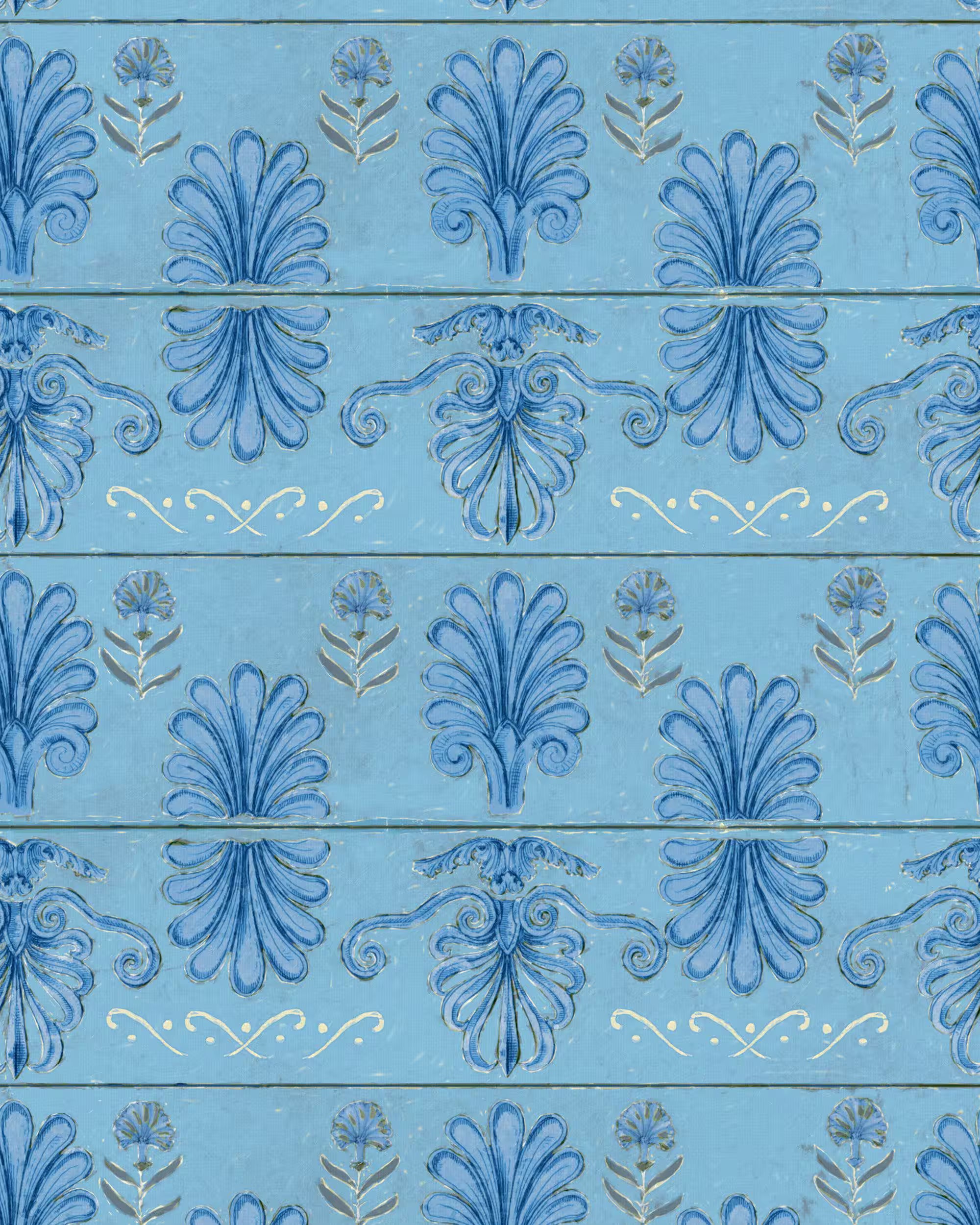 Mykonos Villa Motif Wallpaper by Mind The Gap