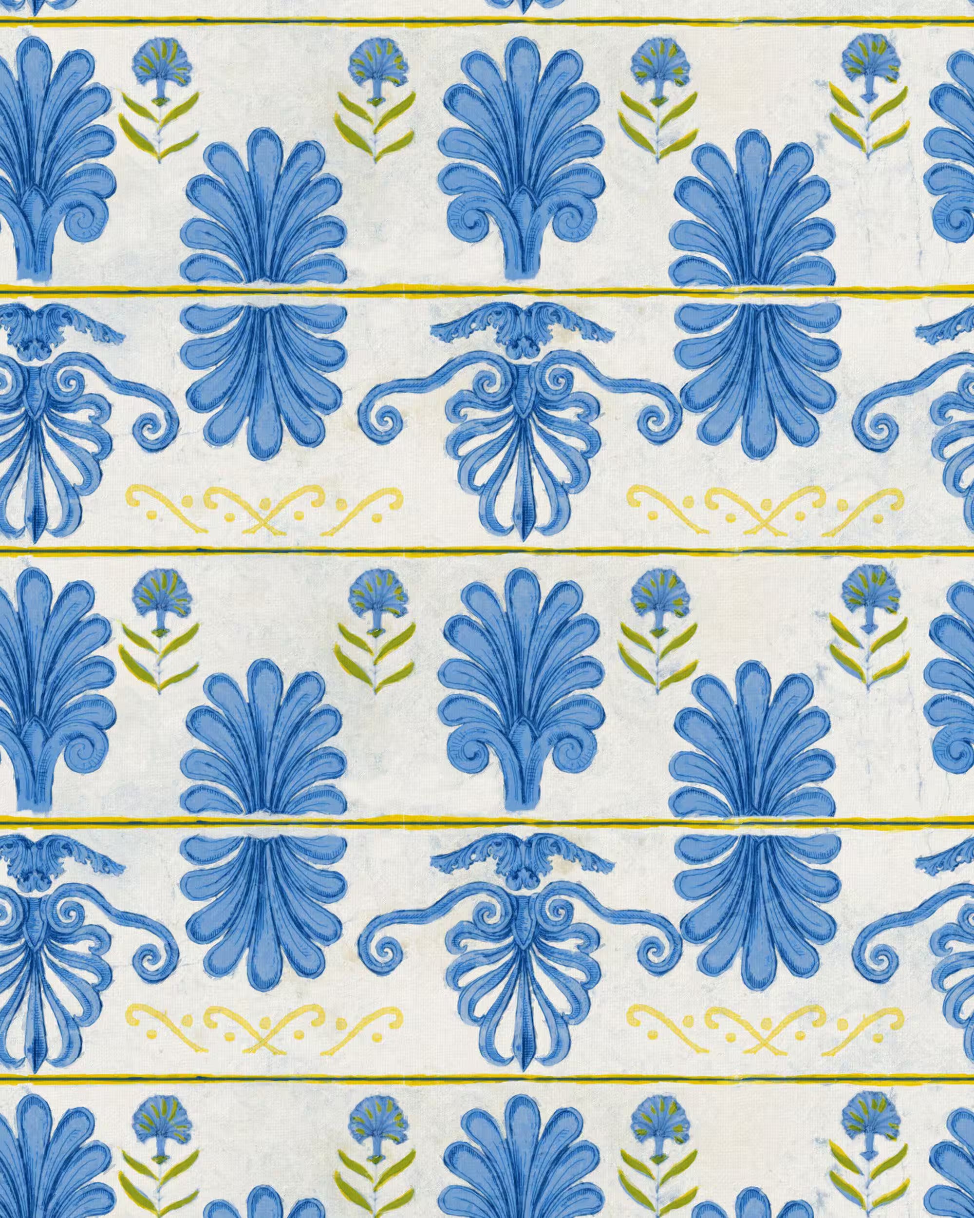 Mykonos Villa Motif Wallpaper by Mind The Gap