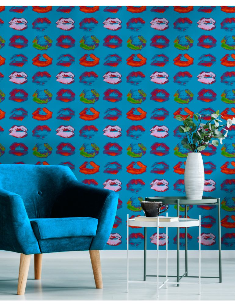 Neon Kiss Wallpaper by Mind The Gap