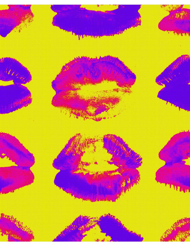 Neon Kiss Wallpaper by Mind The Gap