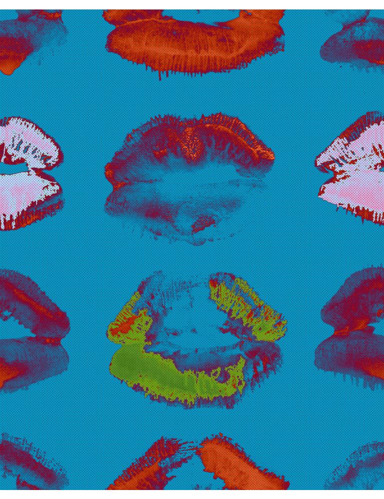 Neon Kiss Wallpaper by Mind The Gap