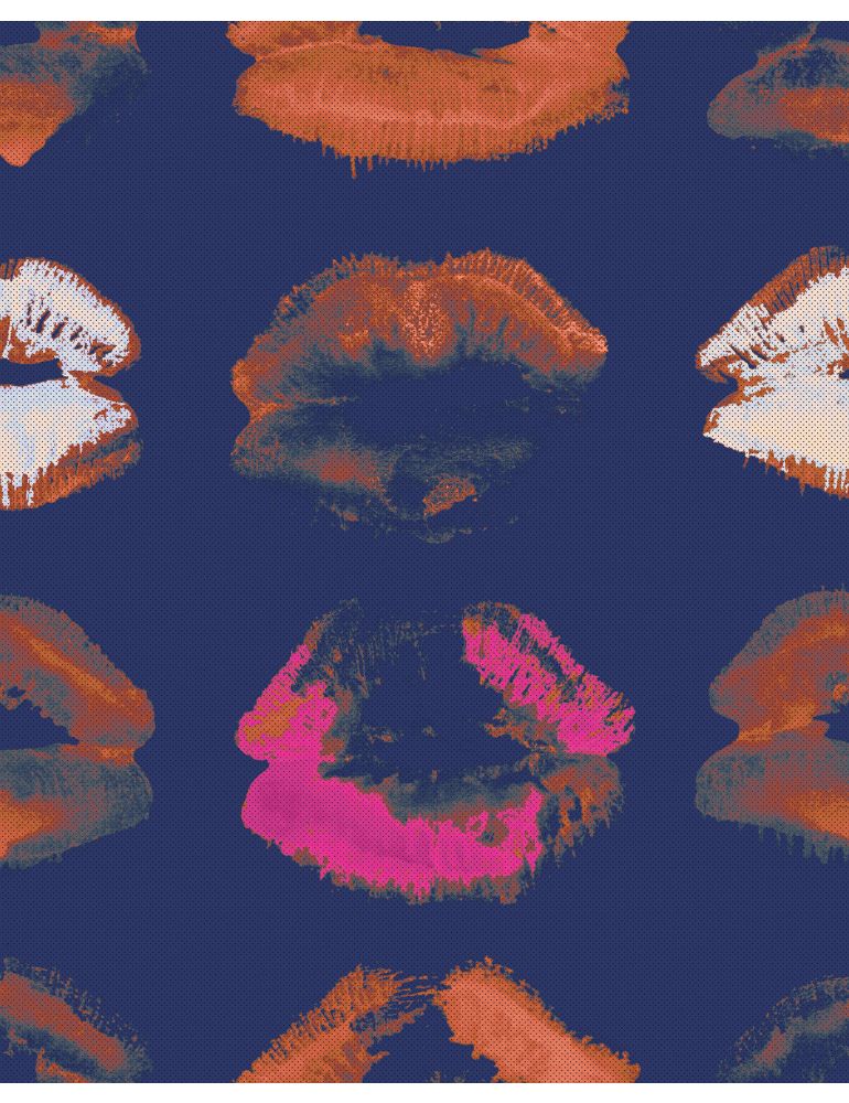 Neon Kiss Wallpaper by Mind The Gap