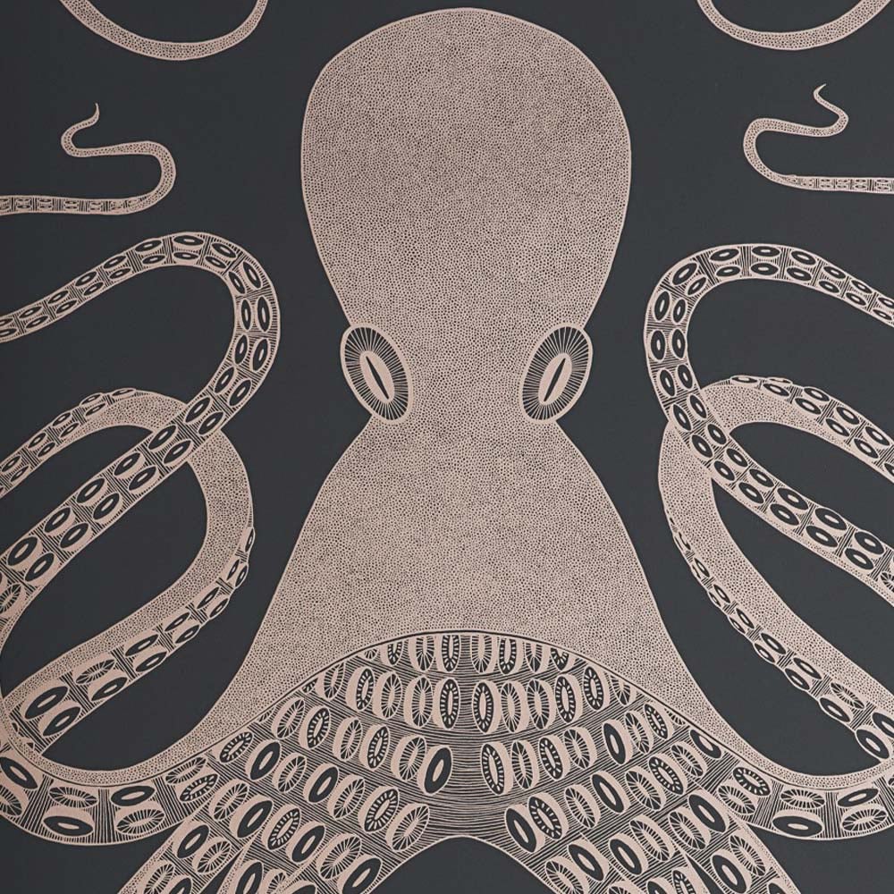 Ombre Octopus Wallpaper by Miss Print