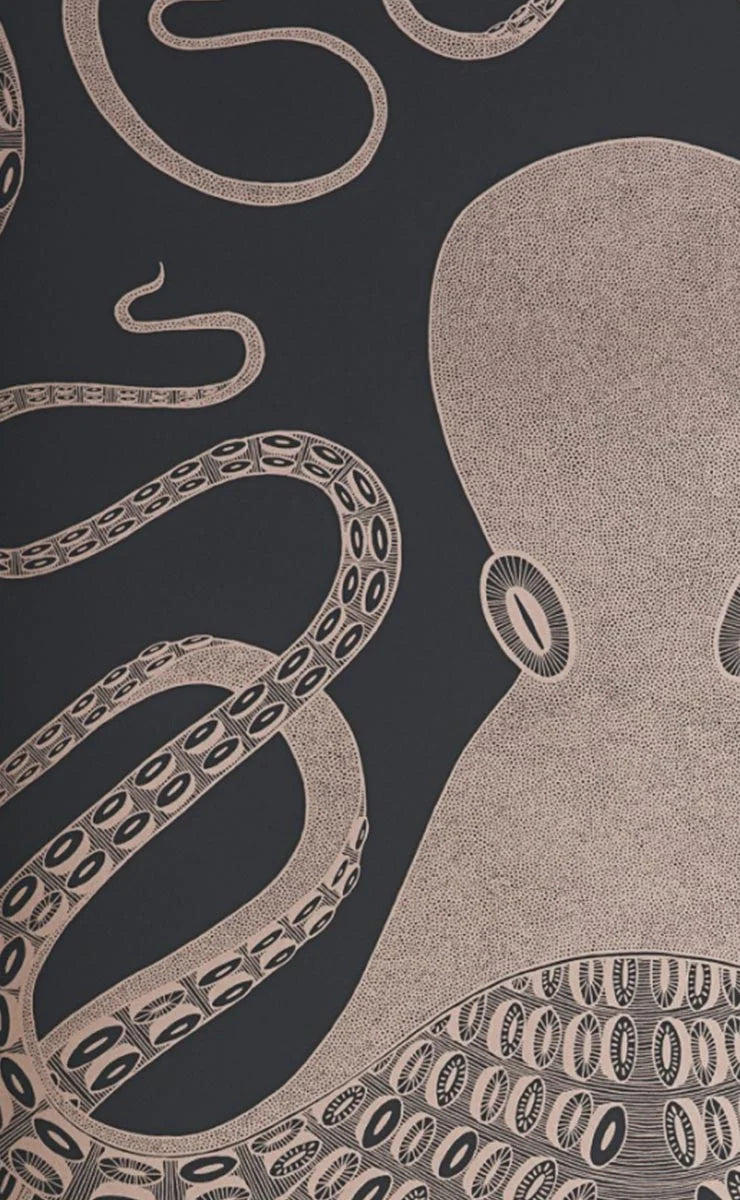 Ombre Octopus Wallpaper by Miss Print