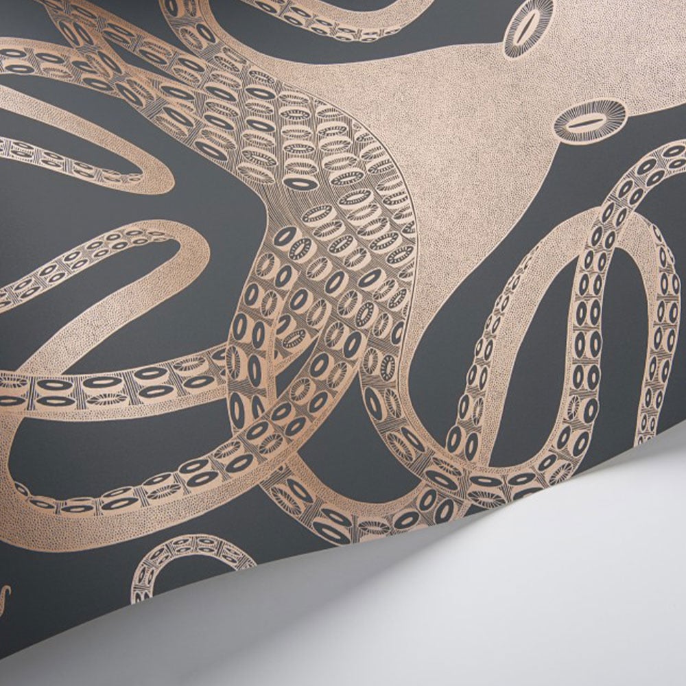 Ombre Octopus Wallpaper by Miss Print