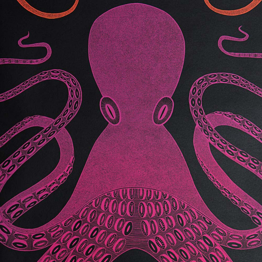 Ombre Octopus Wallpaper by Miss Print