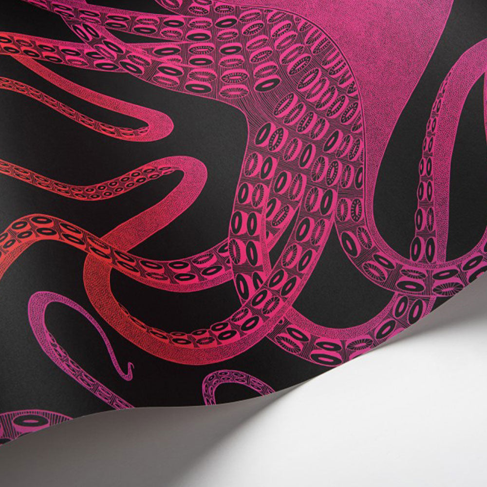 Ombre Octopus Wallpaper by Miss Print