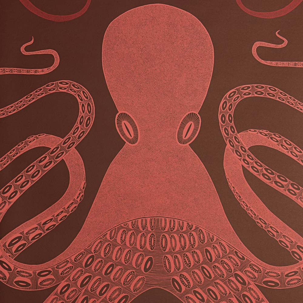 Ombre Octopus Wallpaper by Miss Print