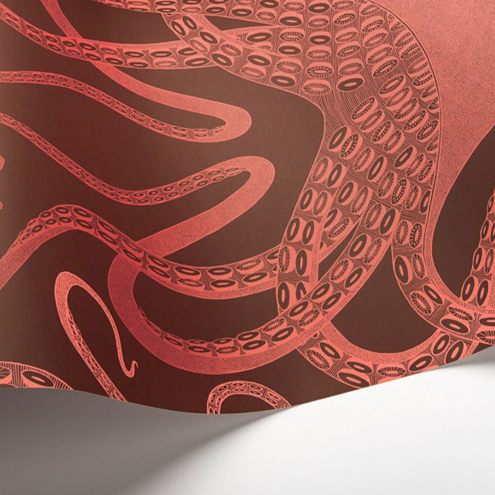 Ombre Octopus Wallpaper by Miss Print