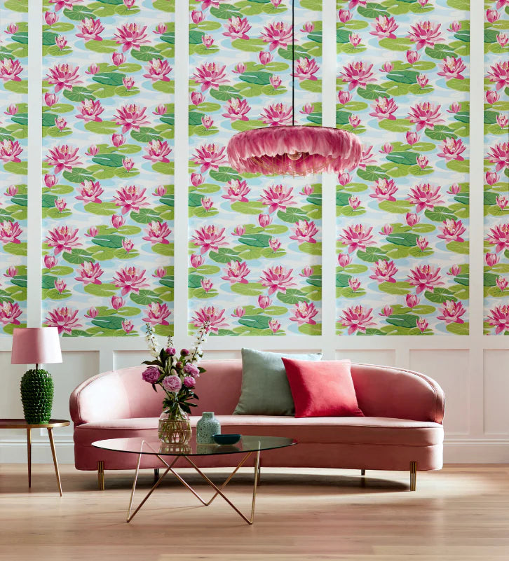 Waterlily wallpaper by Ohpopsi