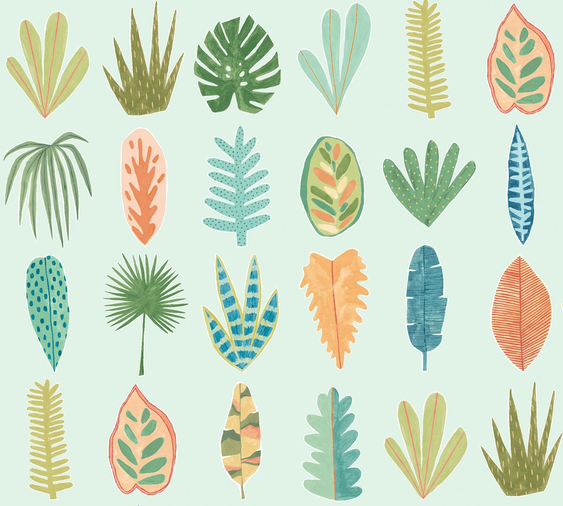 Leaf Boogie wallpaper by Ohpopsi