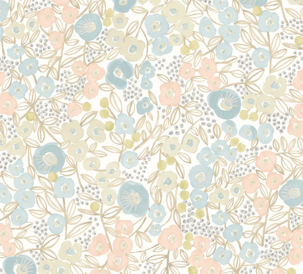 Flora Ditsy wallpaper by Ohpopsi