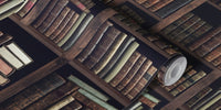 Old Bookshelf Wallpaper Mural by HappyWall