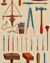 Old Tools Wallpaper by Mind the Gap