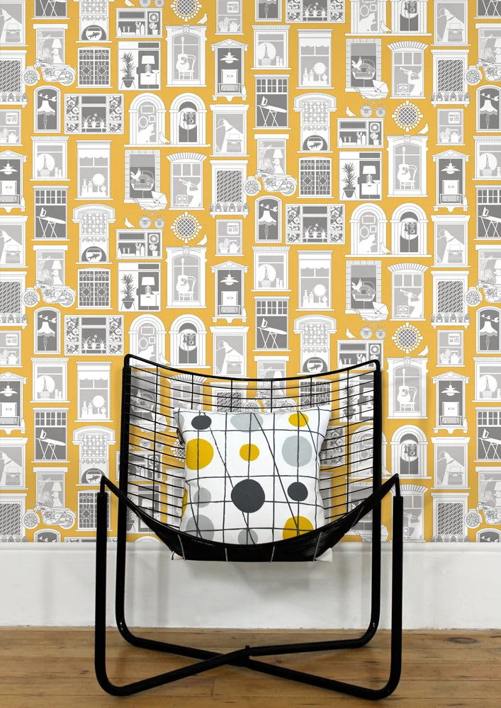One Day Wallpaper by Mini Moderns