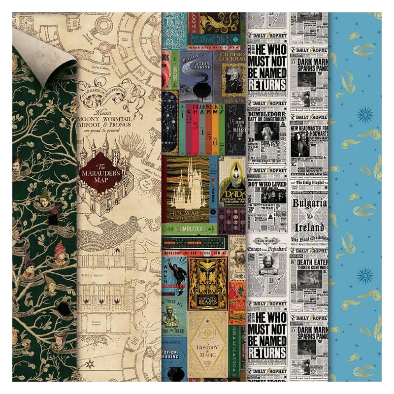 Harry Potter Wizarding Books Wallpaper by Minalima